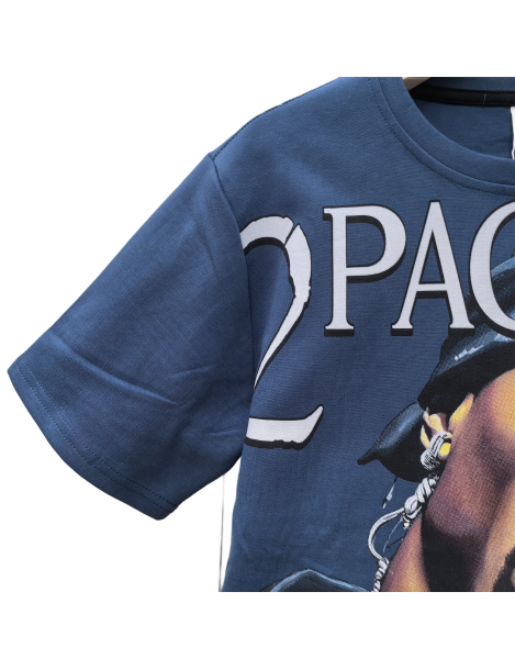 Tupac Photo Graphic Tee For Men,Short Sleeve Casual Shirt