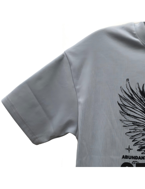 Strength Winged Unicorn Graphic Tee For Men,Short Sleeve Casual Shirt