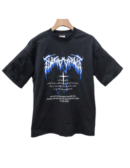 Jesus Cross Graphic Tee For Men,Short Sleeve Casual Shirt