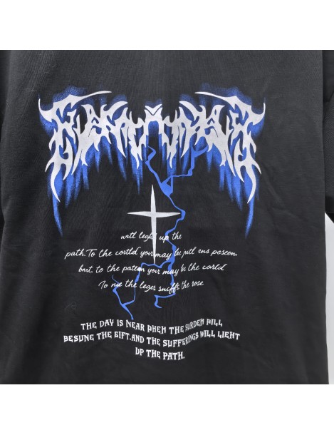 Jesus Cross Graphic Tee For Men,Short Sleeve Casual Shirt