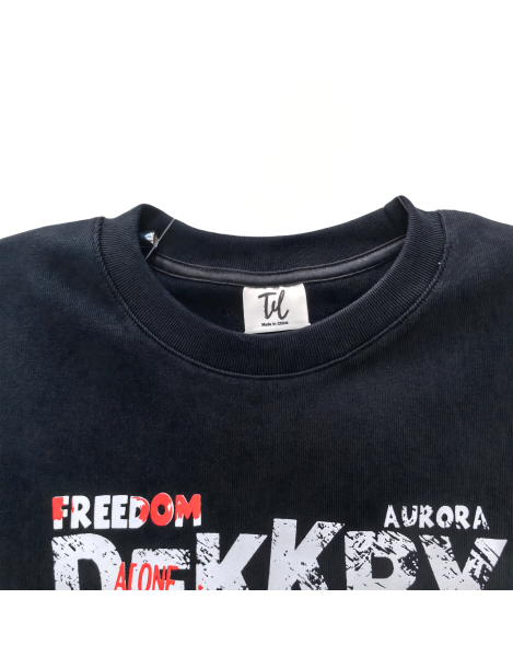 Dekkry Alone Vow Graphic Tee For Men,Short Sleeve Casual Shirt