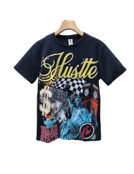 Statue Of Liberty Graphic Tee For Men,Short Sleeve Casual Shirt