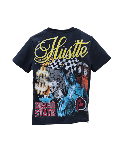 Statue Of Liberty Graphic Tee For Men,Short Sleeve Casual Shirt