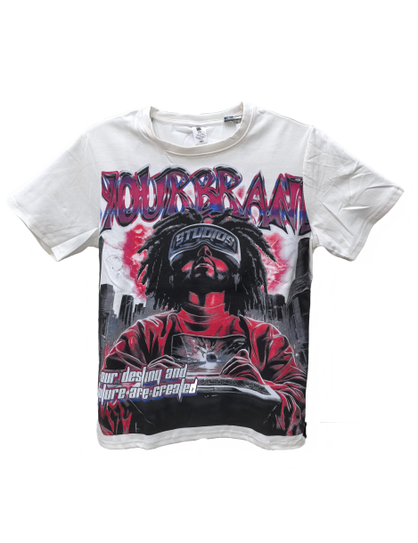 Your Brand Studios Graphic Tee For Men,Short Sleeve Casual Shirt