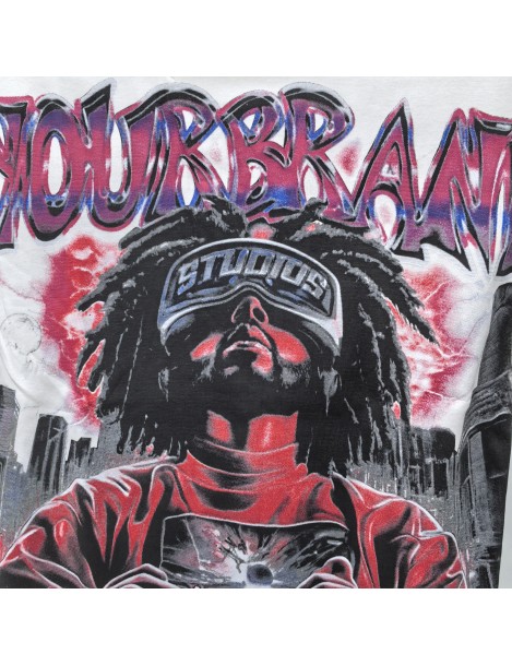 Your Brand Studios Graphic Tee For Men,Short Sleeve Casual Shirt