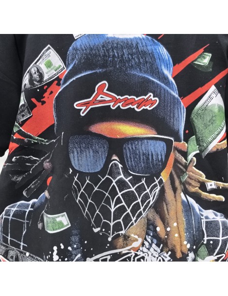 A Man Wearing A Spider Mask Graphic Tee For Men,Short Sleeve Casual Shirt