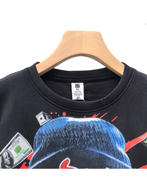 A Man Wearing A Spider Mask Graphic Tee For Men,Short Sleeve Casual Shirt