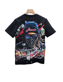 A Man Wearing A Spider Mask Graphic Tee For Men,Short Sleeve Casual Shirt A Man Wearing A Spider Mask Graphic Tee For Men,Short Sleeve Casual Shirt