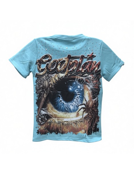 God Plan One Eye Graphic Tee For Men,Short Sleeve Casual Shirt