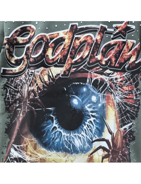 God Plan One Eye Graphic Tee For Men,Short Sleeve Casual Shirt