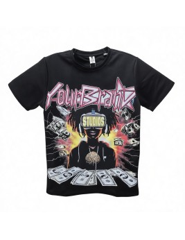 Your Brand Studios Graphic Tee For Men,Short Sleeve Casual Shirt