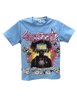 Your Brand Studios Graphic Tee For Men,Short Sleeve Casual Shirt