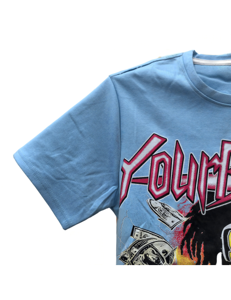 Your Brand Studios Graphic Tee For Men,Short Sleeve Casual Shirt