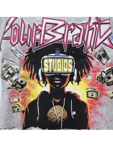 Your Brand Studios Graphic Tee For Men,Short Sleeve Casual Shirt