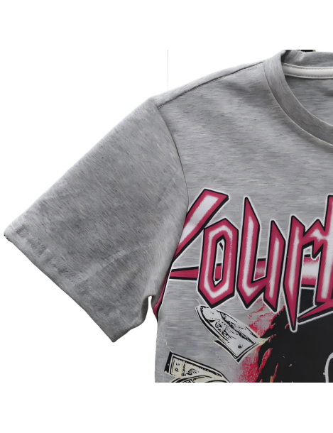 Your Brand Studios Graphic Tee For Men,Short Sleeve Casual Shirt