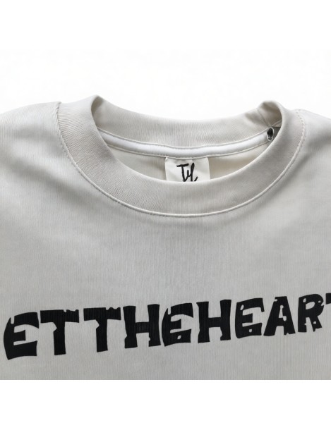 Let The Heart Cross Graphic Tee For Men,Short Sleeve Casual Shirt