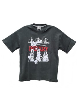 Dekkry Band Graphic Tee For Men,Short Sleeve Casual Shirt