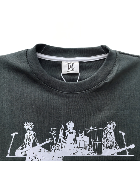 Dekkry Band Graphic Tee For Men,Short Sleeve Casual Shirt