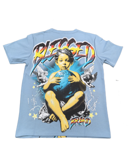 Angelet Graphic Tee For Men,Short Sleeve Casual Shirt