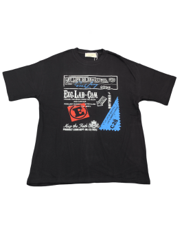 Stamp Graphic Tee For Men,Short Sleeve Casual Shirt