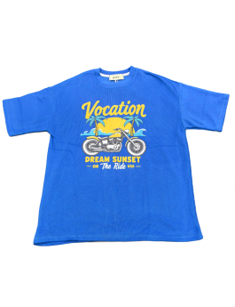 Vocation Sunset Graphic Tee For Men,Short Sleeve Casual Shirt