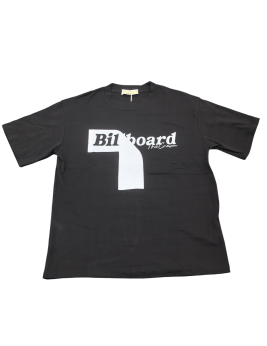 Billboard Graphic Tee For Men,Short Sleeve Casual Shirt
