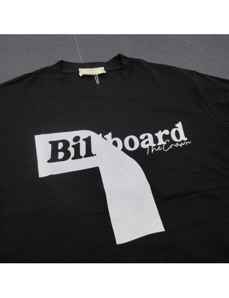 Billboard Graphic Tee For Men,Short Sleeve Casual Shirt