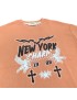 New York Cross Graphic Tee For Men,Short Sleeve Casual Shirt