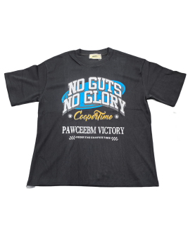 No Guts No Glory Graphic Tee For Men,Short Sleeve Casual Shirt