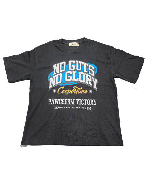 No Guts No Glory Graphic Tee For Men,Short Sleeve Casual Shirt
